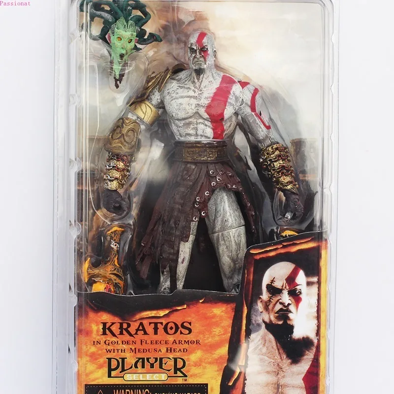 18 см NECA Бог войны Кратоса в Золотое руно Броня с Медузой 7 5 &quotПВХ фигурка модель