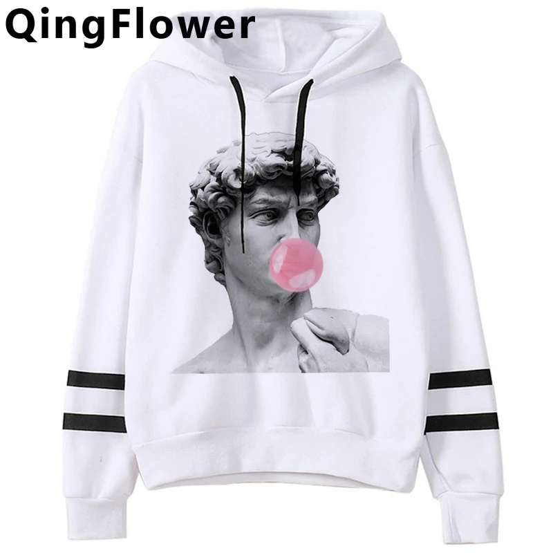 

Aesthetic Michelangelo Harajuku Funny Cartoon Grunge Hoodies Women Ullzang Streetwear Fashion Sweatshirt Graphic Hoody Female