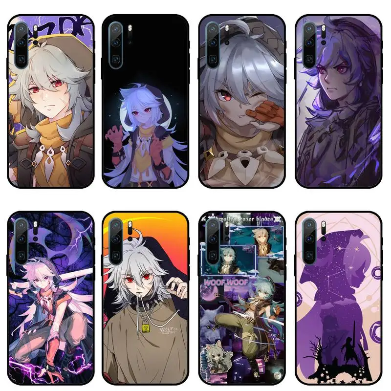 

Anime razor genshin impact game Phone Case For Huawei honor Mate 10 20 30 40 i 9 8 pro x Lite P smart 2019 nova 5t
