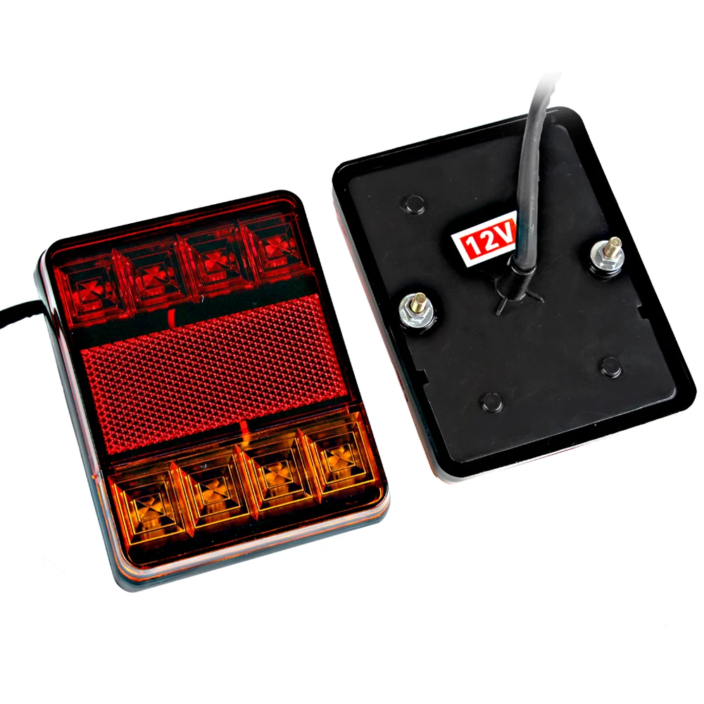 LEEPEE 8 светодиодный автомобиль хвост светильник задние фонари Тай s Аварийные огни