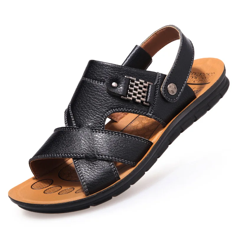 

Summer Men Sandals Casual Classic Men's Beach Shoes Cheap Outside Male Shoes Comfortable Breathable Mans Footwear Hot Sale 2021