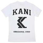 Мужская белая футболка с логотипом KARL KANI OG, в стиле 90-х, NWT