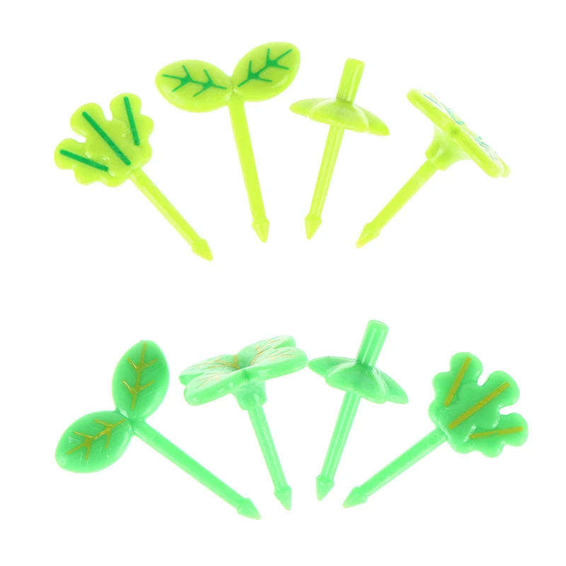 

Пластиковая декоративная вилка для фруктов, 8 шт.