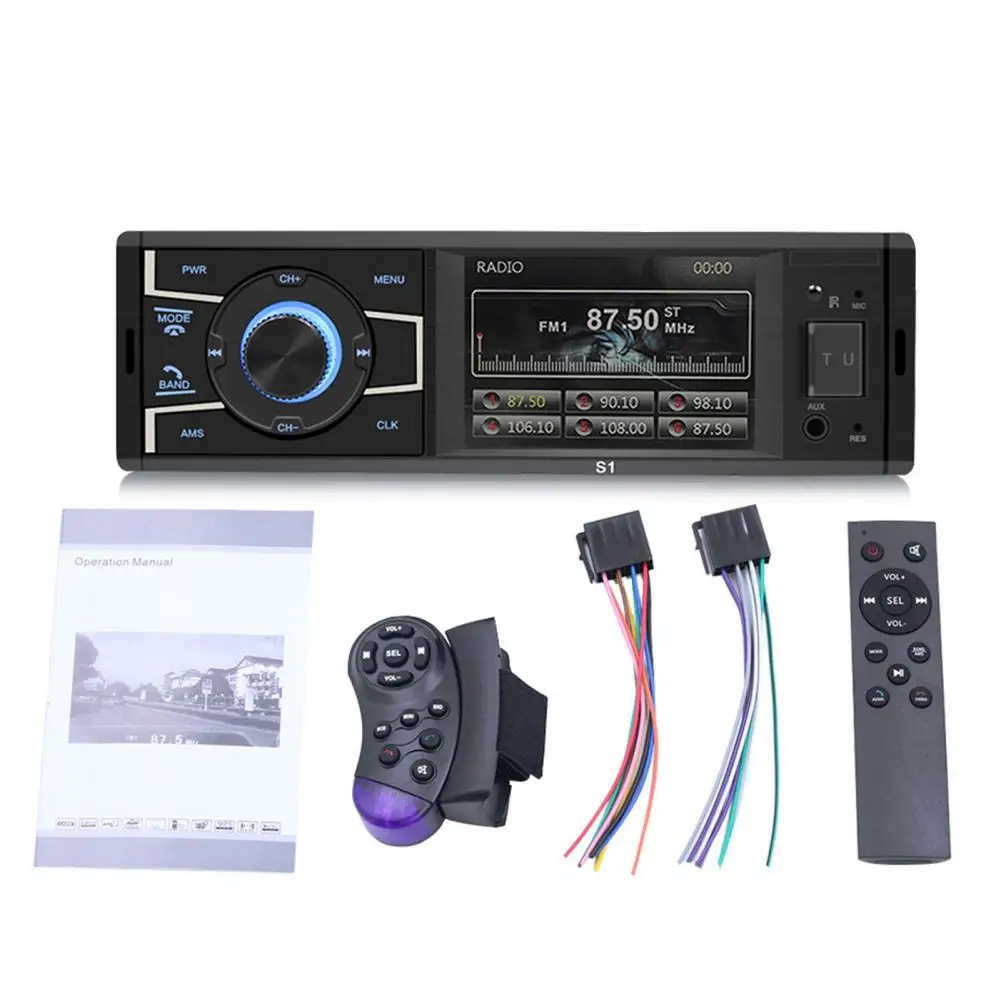 

SWM-S1 Car MP5 Player Bluetooth Hands-free Reversing Video MP3 Radio FM Player for Vehicles Car Accessories Supplies Goods