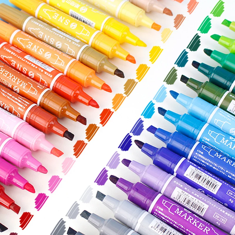 Набор из 8 кистей с двумя кистями школьные принадлежности каллиграфическая ручка