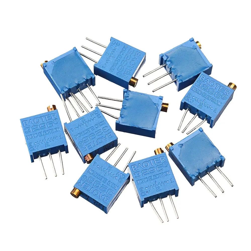 

10PCS 3296W-504 500k Adjustable precision potentiometer W504 3296W