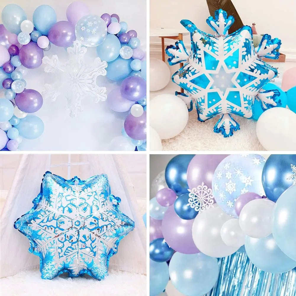 Снежинка воздушные шары гирлянда арочный комплект для праздничного детского дня