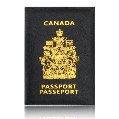 Passport Cover Canada Passport Holder Protector Wallet Business ID Card tarjetero hombre id porte carte monederos