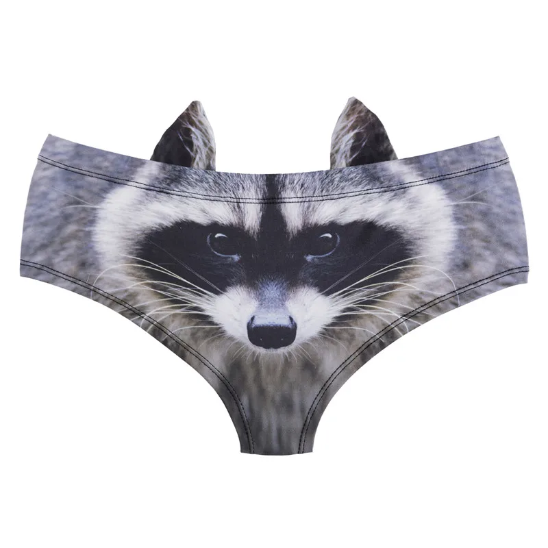 Забавное модное дамское нижнее белье женские пикантные трусики с 3D рисунком