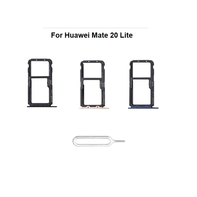 Новинка для Huawei Mate 20 Lite держатель слота Sim-карты гнездо адаптер соединитель