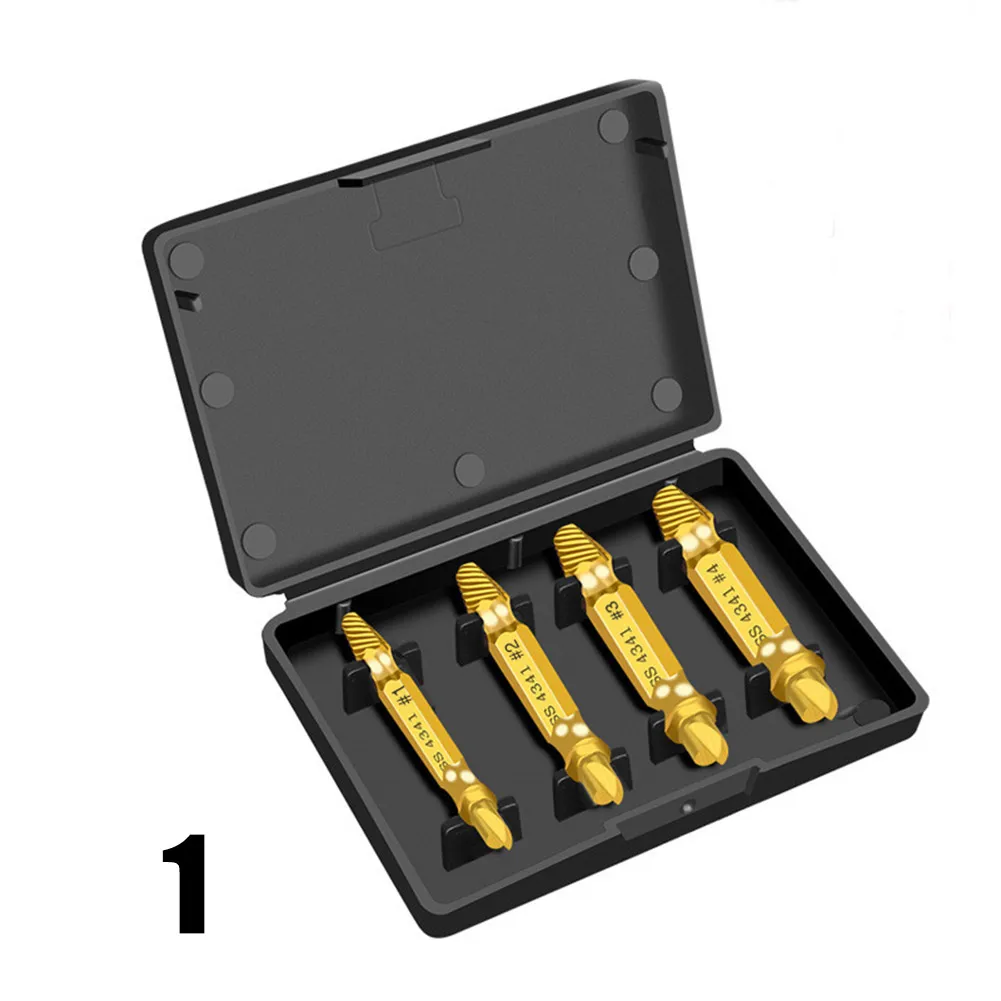 Speed Screws Out Extractor Drill Bits Tool Set Broken Damaged Bolts Remover for Woodworking NJ88 | Автомобили и мотоциклы