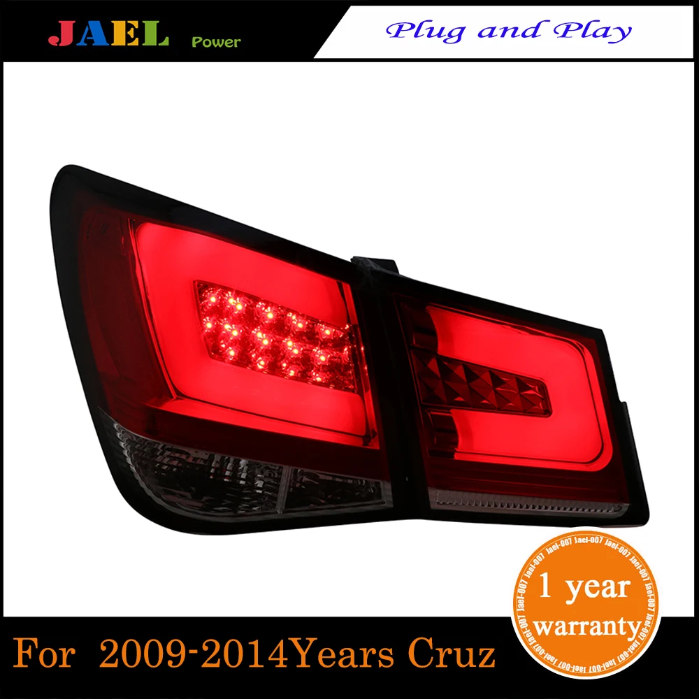 Задний фонарь светодиодный задний фонарь для Chevrolet Cruze 2009-2014yeurs DRL сигнал поворота стоп Обратный Свет
