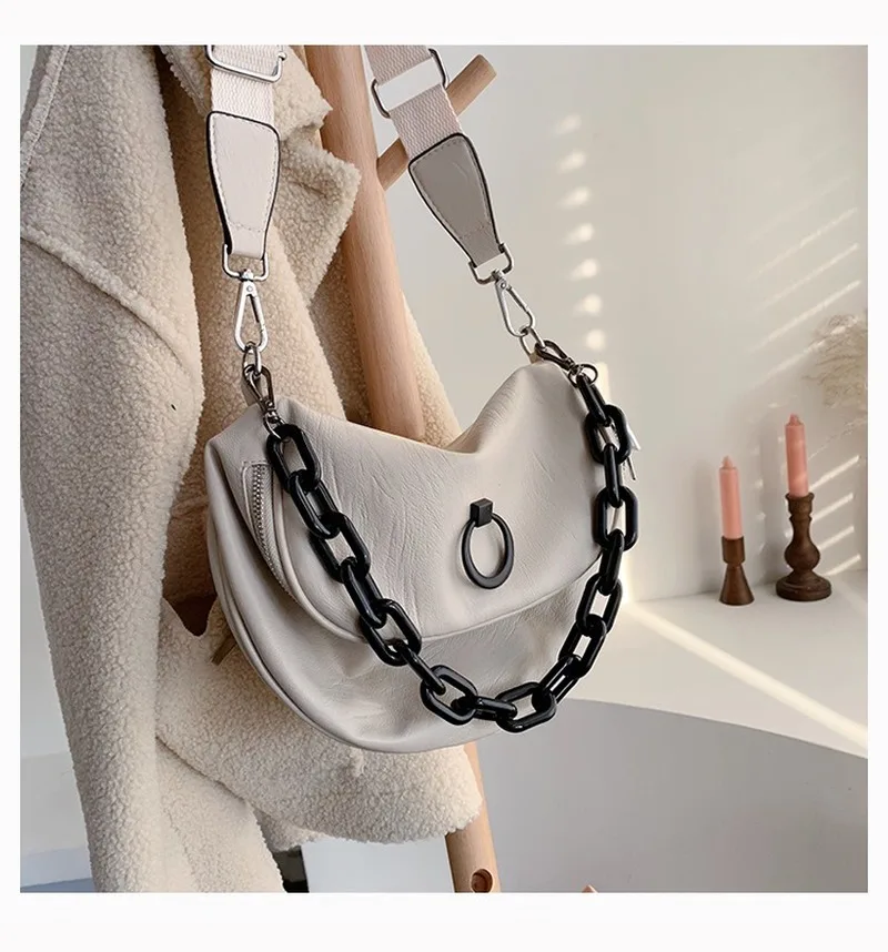 

Vintage fashion lady chain handbag 2020 new luxury designer high quality PU leather bag lady travel shoulder messenger bag