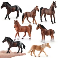 12 styles horse animal clydesdale hanoverian arab shire appaloosa models action figure educational collection toys gifts figures