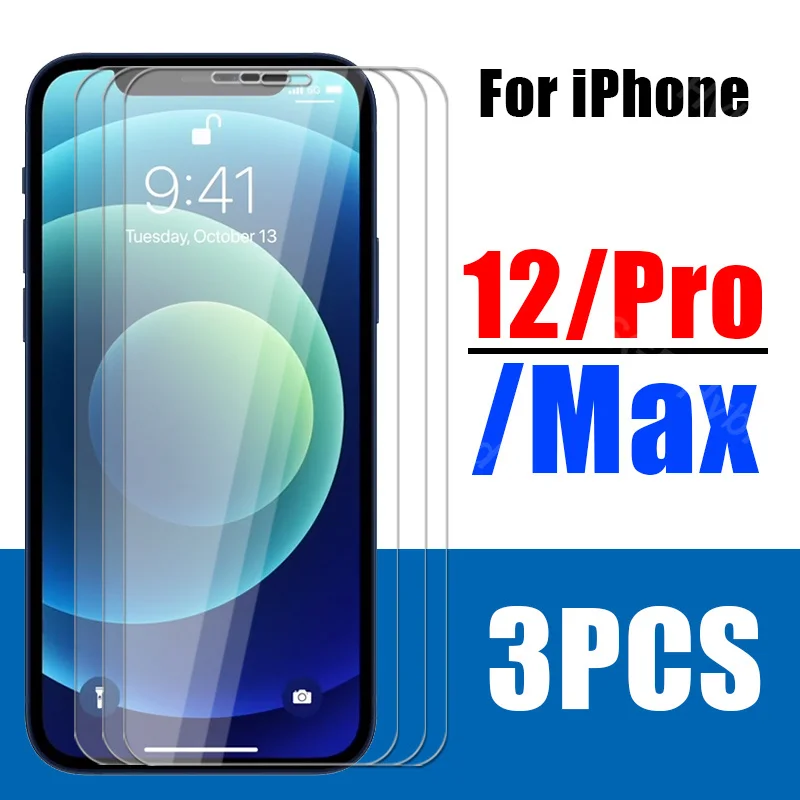 

Стекло для iphone 12 pro max Защитная пленка для экрана 12pro 12max защитное закаленное стекло i12 iphone12 pro i пленка для телефона 1 2 3 шт.