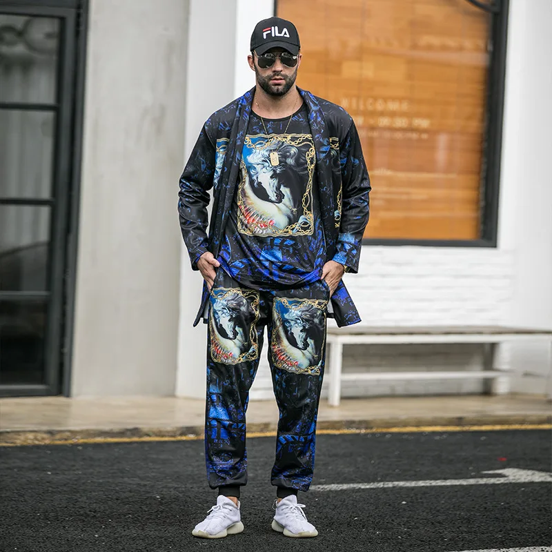 

Plus size men's autumn and winter fat men's plus size loose lapel casual windbreaker jacket