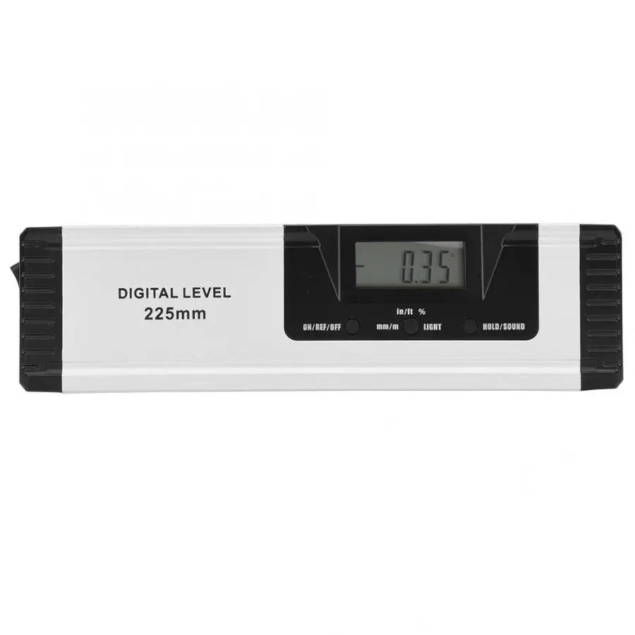 

225mm Digital Level High Accuracy Aluminum Alloy Horizontale Ruler with Magnetism without Laser