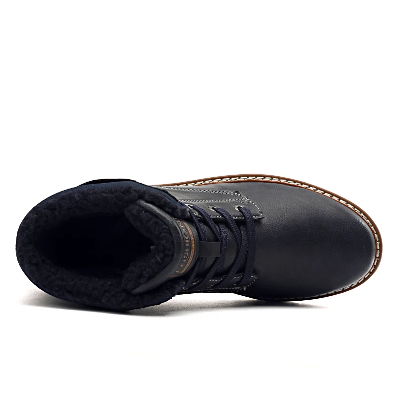 Новинка 2021, зимние ботинки, защитные и износостойкие мужские ботинки на подошве, теплые и удобные зимние прогулочные ботинки, большой разме... от AliExpress WW