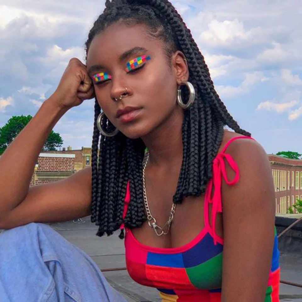 Косички для плетения волос Bella 26 дюймов косички с кудрявыми концами Омбре