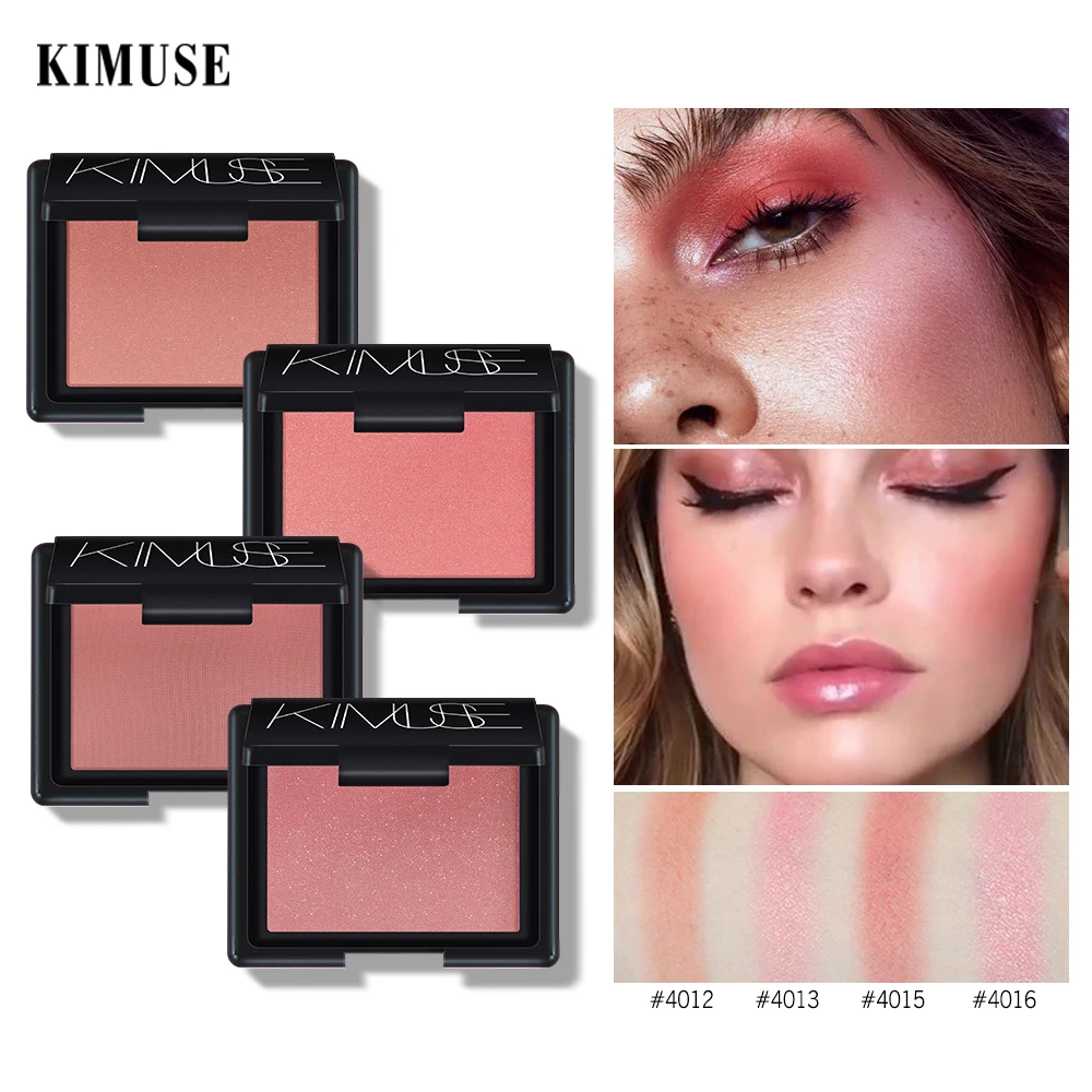 KIMUSE запеченные для щек минеральный пигмент румяна порошок Brozer comestics
