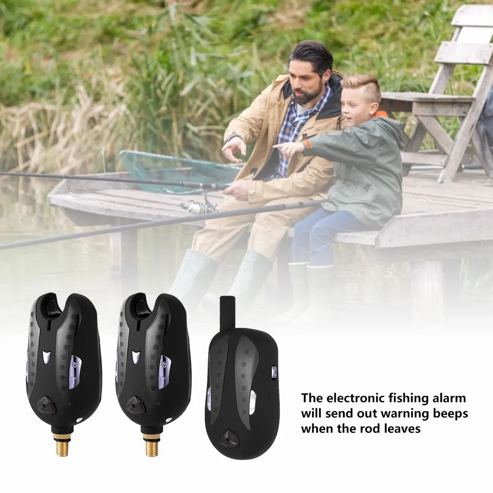 

Fishing Bite Alert Wireless Digital Fishing Bite Alarms Fishing Receiver Sound Alert Kit Led Alarm Indicator With Portable Case