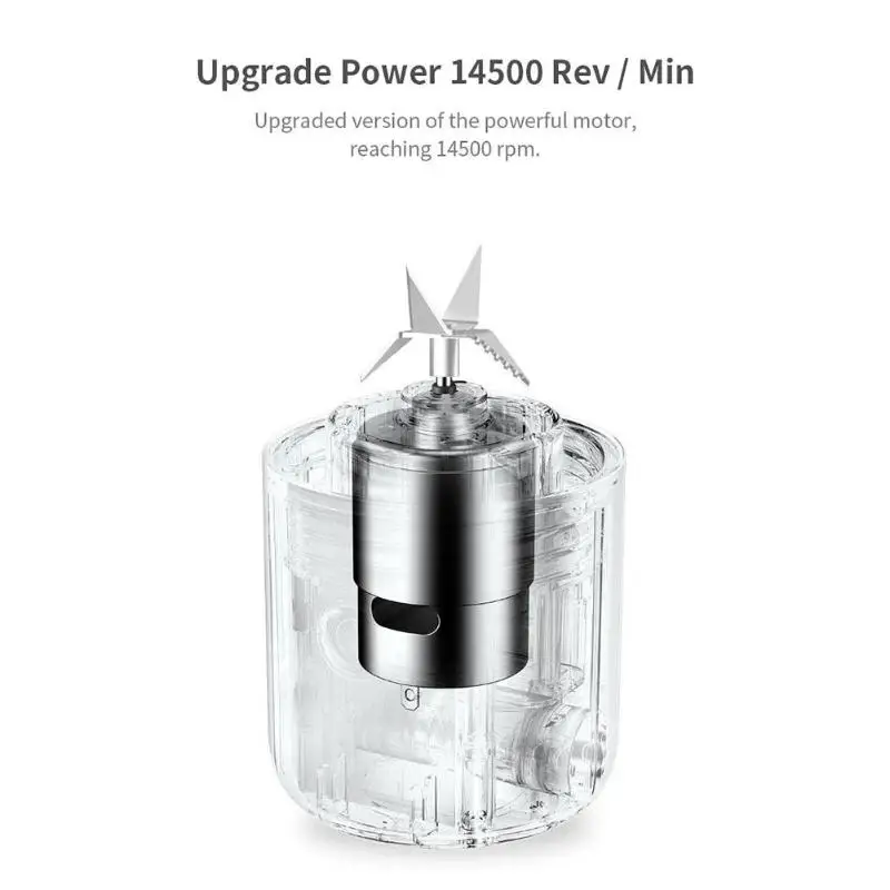 XIAOMI VIOMI 350 мл Портативная USB соковыжималка 45s быстрая соковыжималка фруктовая Овощной Миксер для наружной кухни