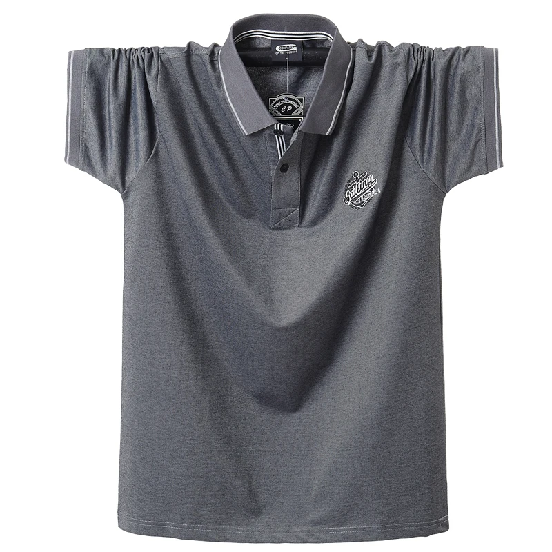 Рубашка-поло Мужская дышащая с коротким рукавом брендовая - Цена: 1243.87