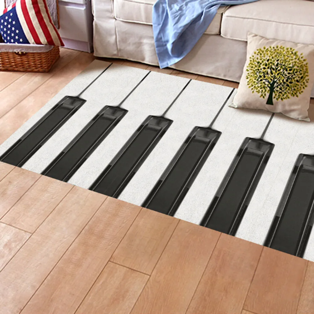 Нескользящие наклейки с рисунком пианино для лестницы на стену гостиной пола