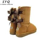 Женские ботинки на меху, зимние ботинки из натуральной кожи, размер 34-45, 2021