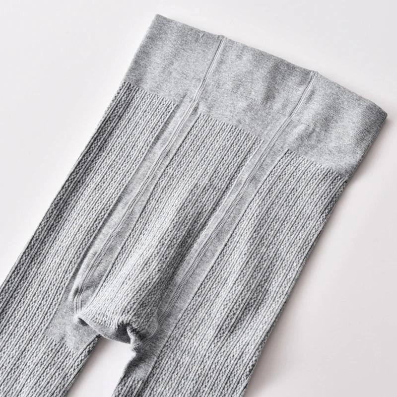 Модные твист колготки женские хлопковые с высокой талией теплые осень зима