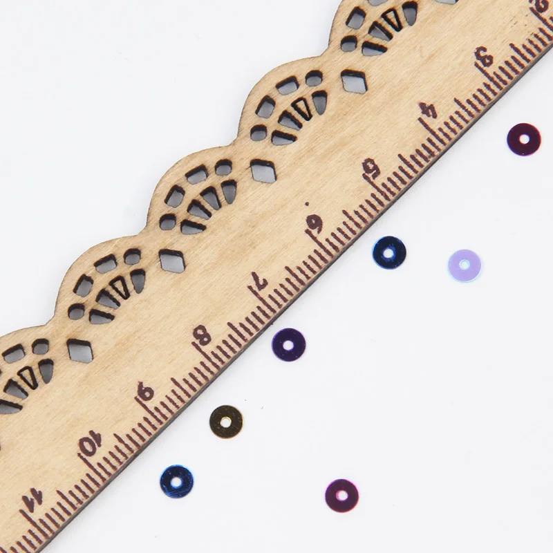 Плоские и круглые пайетки из ПВХ 4 мм россыпью Свадебное Ремесло домашняя одежда