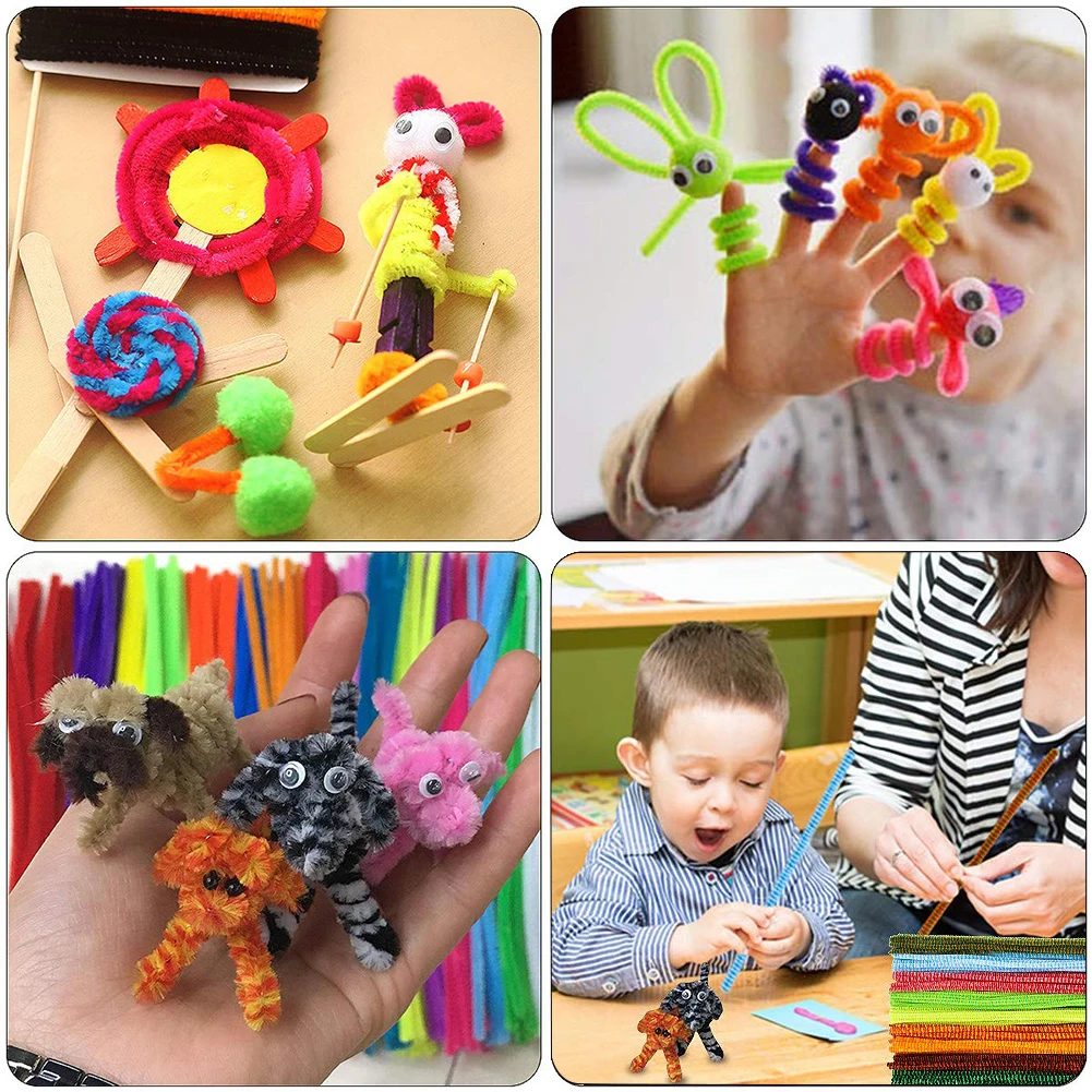 

300Pcs Twisting Rod Bendable Torsion Bar Handcraft Sticks DIY Strip Handmade Toys for Kids