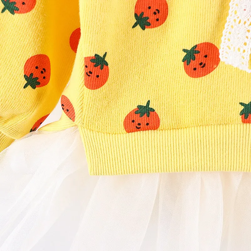 Платье для девочек детское платье принцессы коллекция 2020 года весеннее с принтом