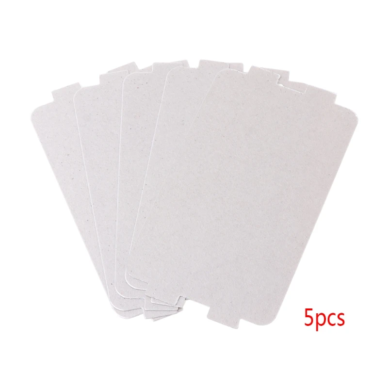 

5Pcs Microwave Oven Mica Plate Sheet Thick Replacement Part 107x64mm For Midea