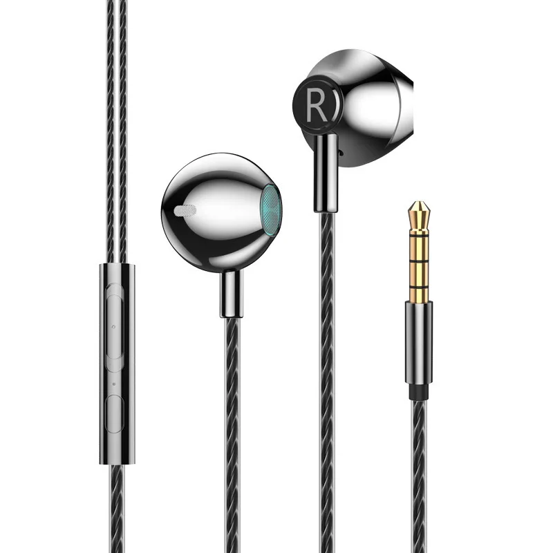 

In Ear Hifi Headphone Earphone Headsets Sport With Microphone For Mobile Phone Universal MP3 Music Noise reduction Earpods EN999