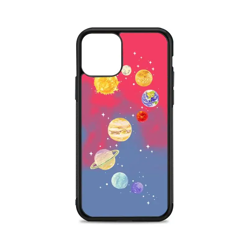 

Planet Phone Case for iPhone 12 mini 11 pro XS Max X XR 6 7 8 plus SE20 High quality TPU silicon and Hard plastic cover