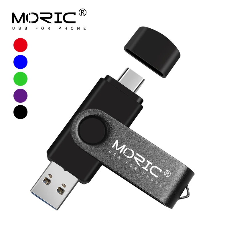 Поворотный usb-флеш-накопитель Тип c 32 ГБ для смартфона Android type 128 флеш-карта 64