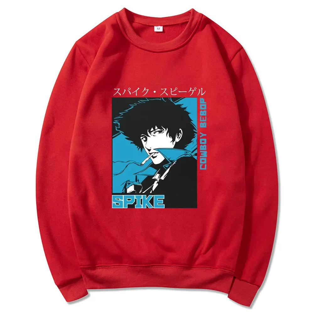 

Classic Japanese Anime Cowboy Bebop Sweatshirt New Men Hipster Casual Sweatshirts Spike Spiegel Print Devil Harajuku Pullover