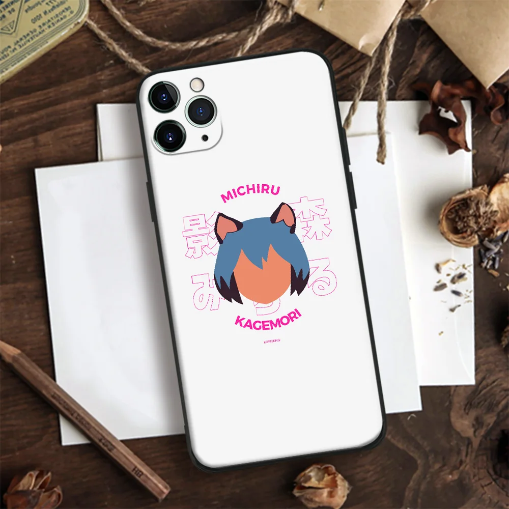 Мягкий силиконовый стеклянный чехол с аниме Michiru Kagemori BNA для IPhone SE 6 6s 7 8 Plus X XR XS 11 12 Mini Pro Max