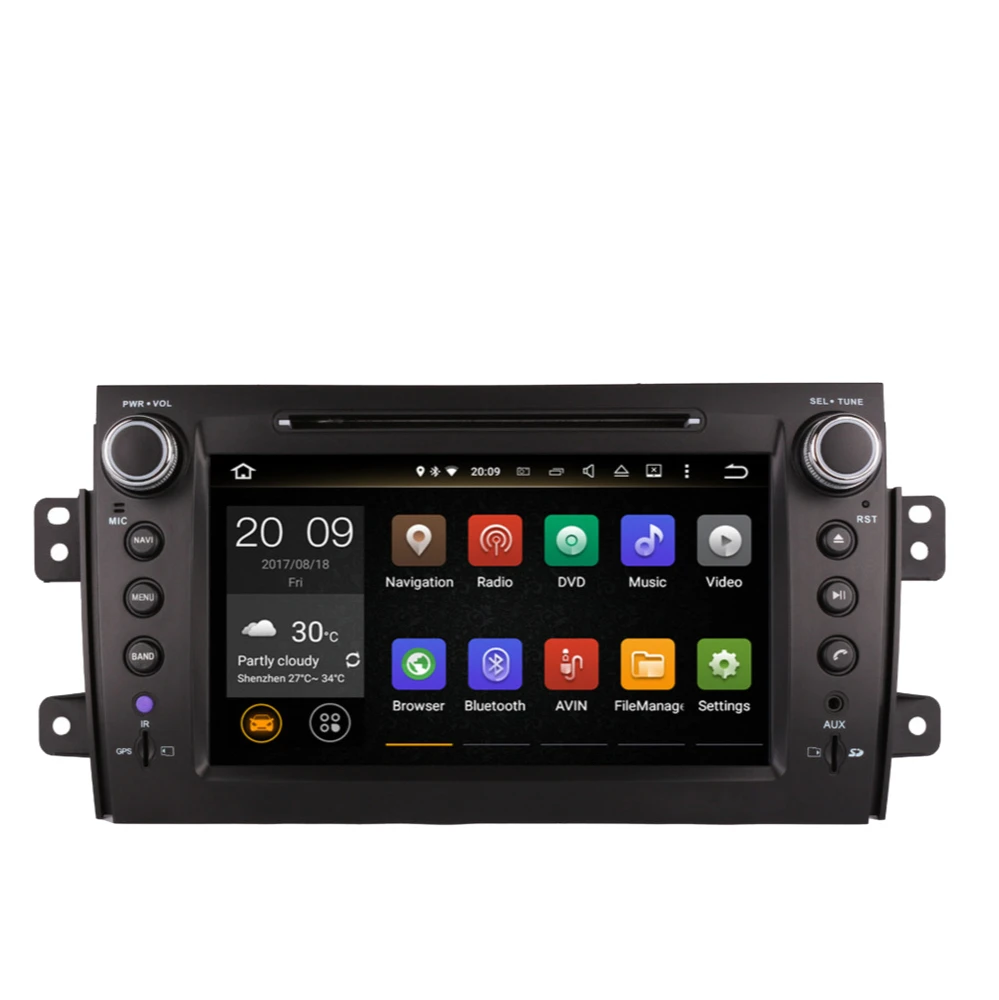 Автомобильный GPS-навигатор 4 Гб + 64 ГБ Android 10 0 радио для Suzuki SX4 2006-2012 Восьмиядерный