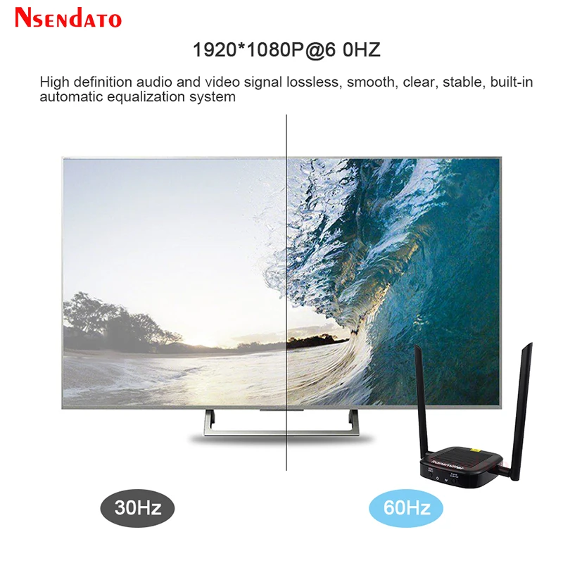 5 8G 200M HDMI удлинитель беспроводной комплект видеопередатчика и приемника 60 Гц hdmi