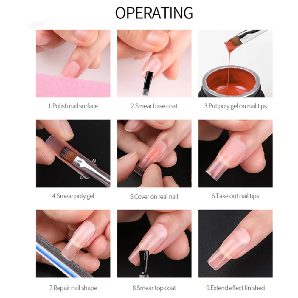 8 цветов 3 слойный температурный изменяющий цвет строительный гель для полировки