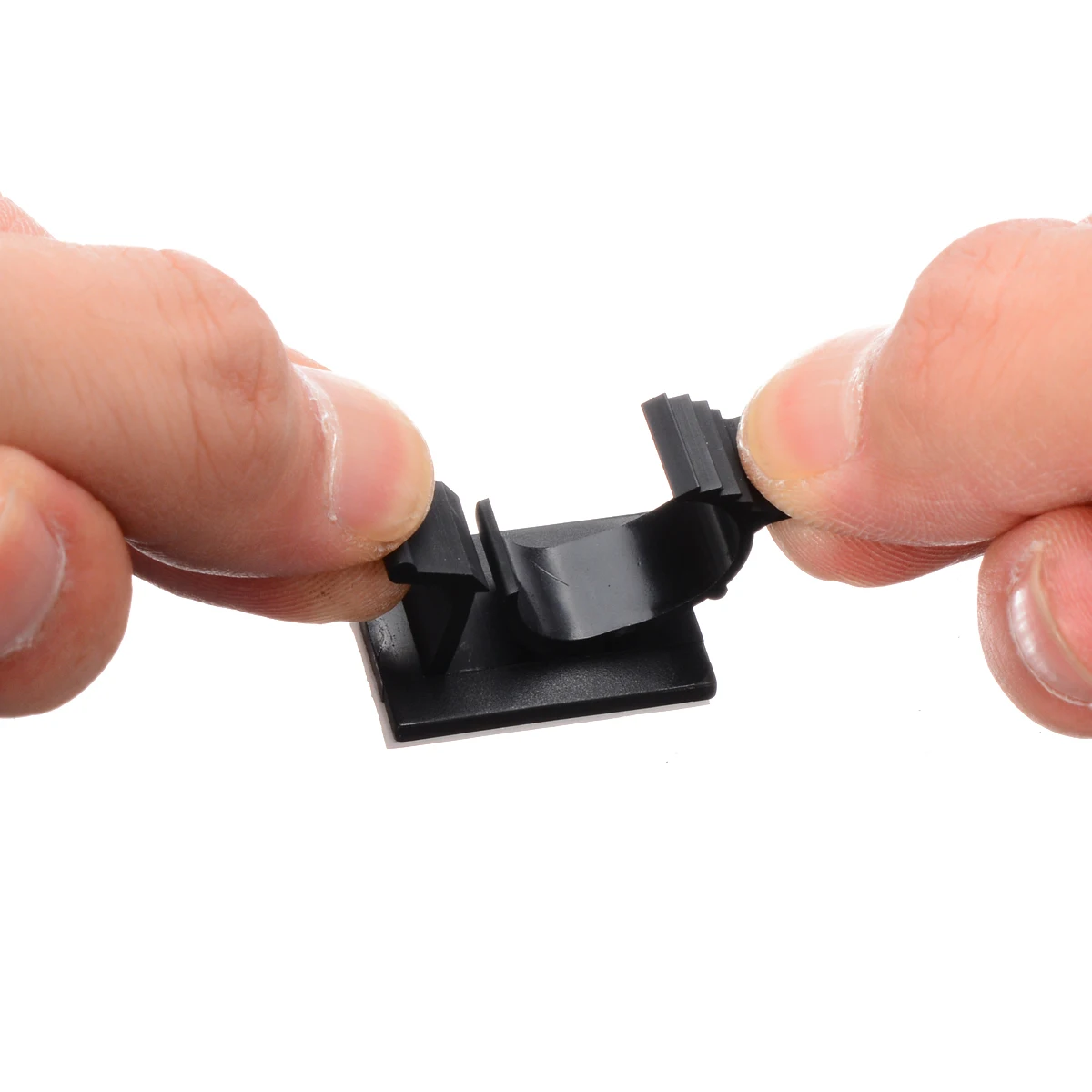 Намотка кабеля 10 шт. мм черные зажимы для клейкий шнур управление держатель