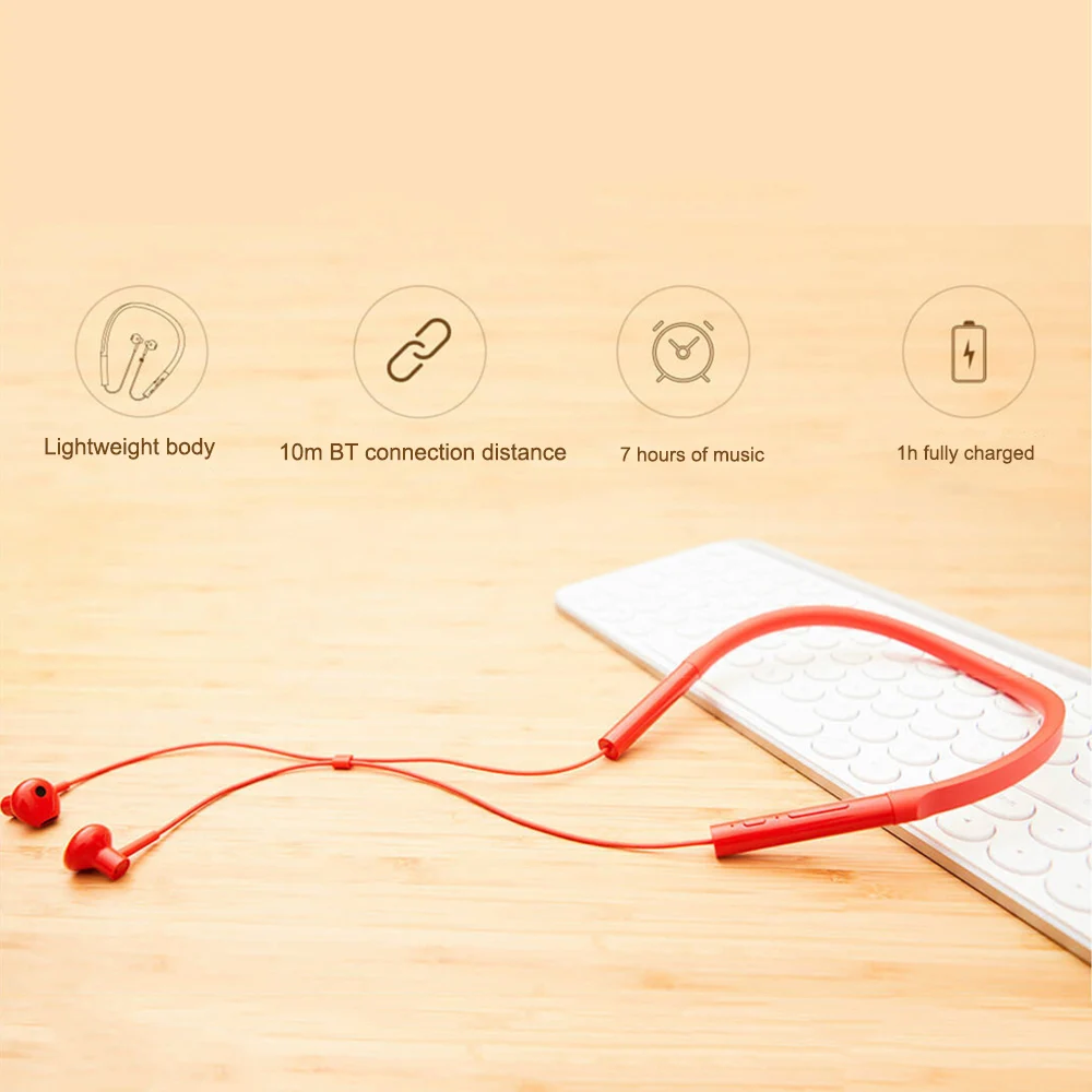 Xiao mi Bluetooth наушники портативные Dyna mi c Xiao mi Bluetooth наушники ожерелье наушники спортивные Ga mi ng гарнитуры с mi c