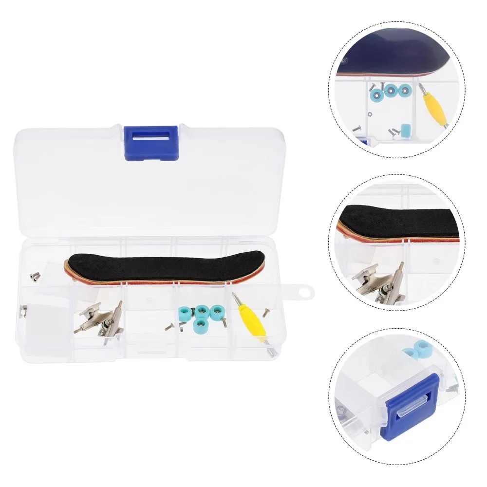 

1 Set Fingerboard Mini Finger Skateboard Wooden DIY Skateboarding