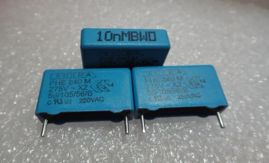 50 шт. RIFA PHE840 серия 0 01 мкФ/275Vac 10NF 103 новый пленочный конденсатор 15 мм Бесплатная