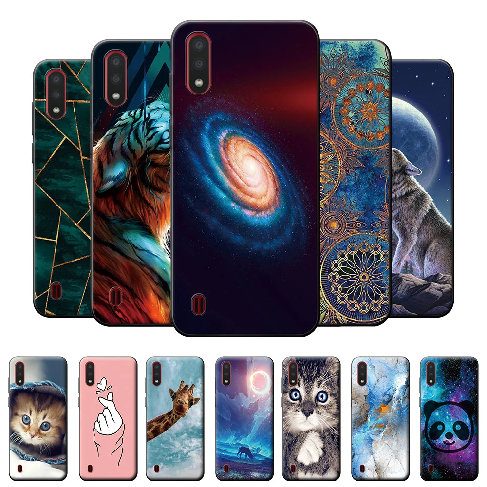

For Samsung A01 Case On Galaxy A01 Core Back Cover Silicone Phone Cases For Samsung Galaxy A01 A015 A013 Soft TPU Cute Bumper