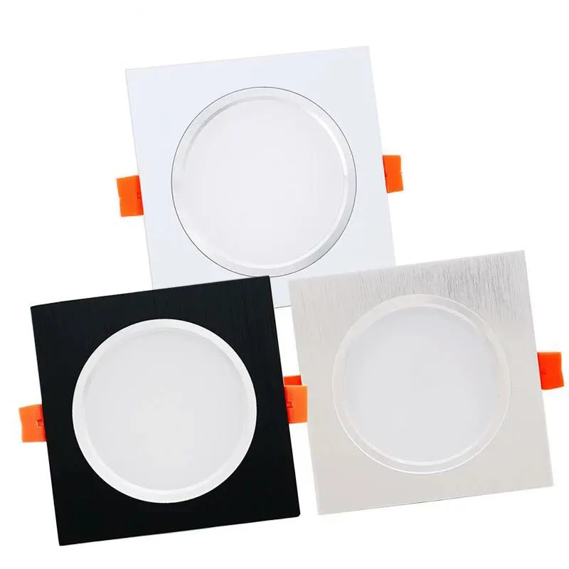 

Квадратный Светодиодный точечный светильник, 12 В постоянного тока, потолочный светильник, 3 Вт, 5 Вт, 7 Вт, 9 Вт, 12 Вт, 4000 В переменного тока, K, че...