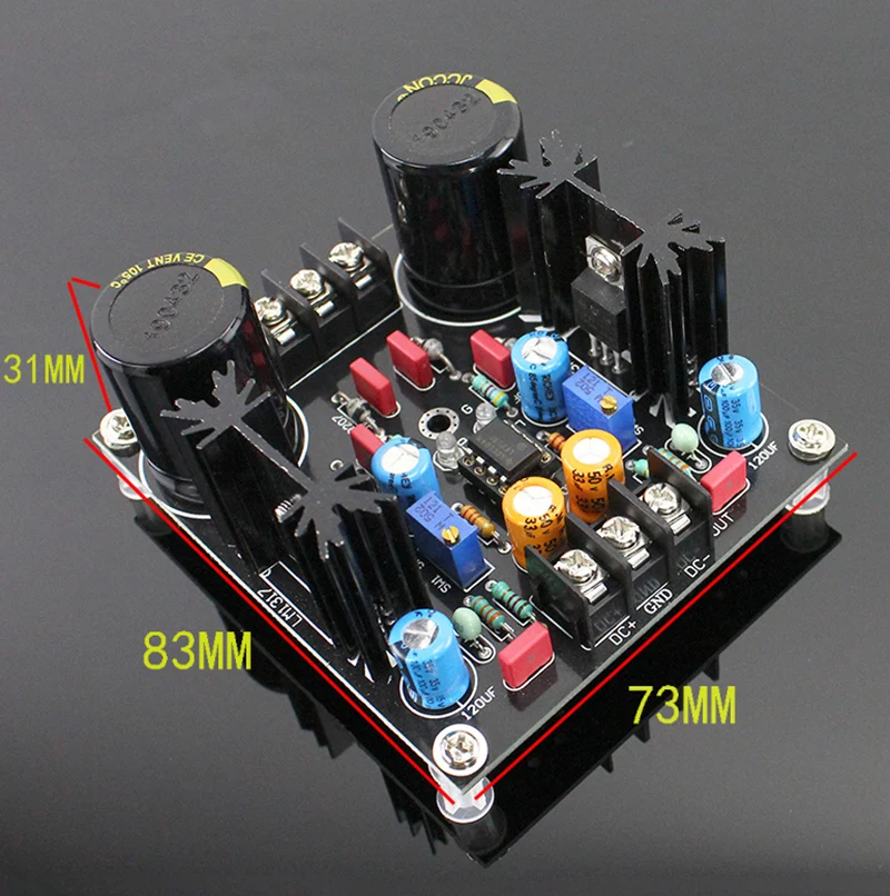 Регулируемый регулятор напряжения с двумя блоками питания AC-DC LM317/LM337 LF353 |