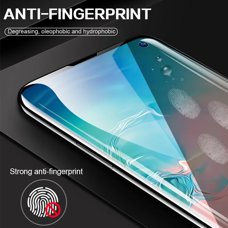 2pcs screen protector for samsung galaxy s21 ultra s20 fe s10 s9 s8 plus s7 s6 edge hydrogel film note 20 10 pro 8 9 film glass free global shipping